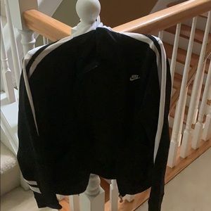 Black and white nike jacket